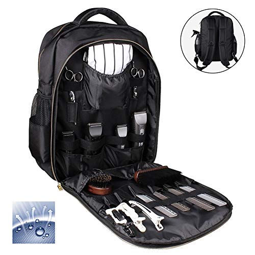 Preisvergleich Produktbild LWWOZL Professioneller Friseur Rucksack, Aufbewahrungstasche für Friseurwerkzeuge, Tragbare Aufbewahrungskoffer für Friseurbedarf, Cosmetic Organizer Box