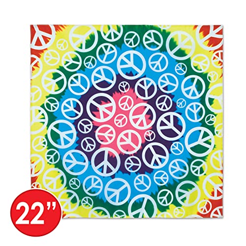 Beistle - Scaldacollo con motivo Peace, 55,9 x