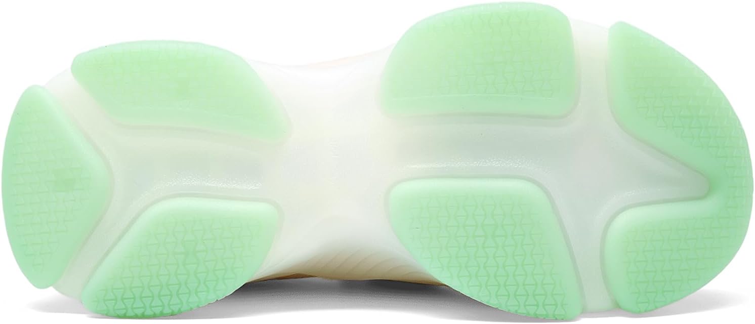 DREAM PAIRS Girls Slip-On Sneakers Kids Sparkle Pop Lightweight Jelly Sole Walking Shoes - Image 8