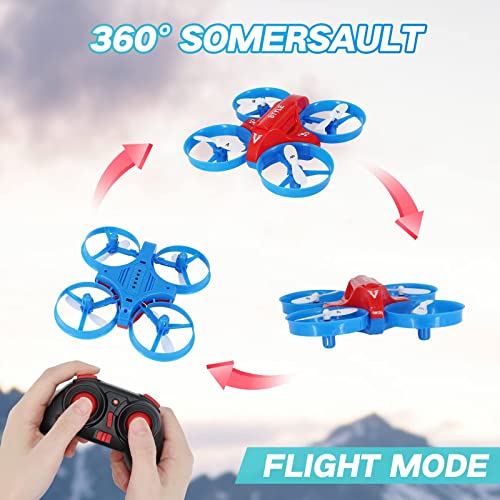 Yesmela Original 3 In 1 Rc Boat Remote Contoal Drones/Car Toys For Kids Age 12 Drone Rechargeable Pool Lake Gift For Boys Girls Toddler (Red) #TOP3