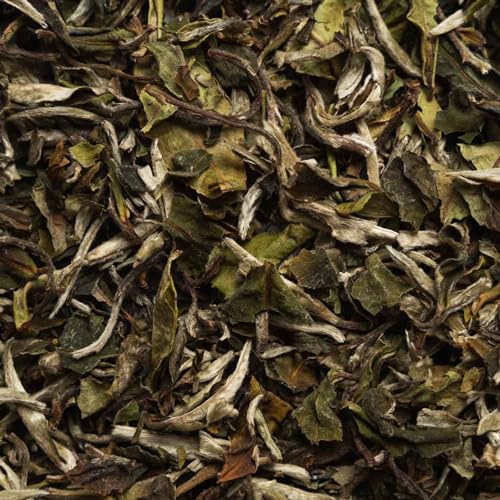 Weißer Tee Pai Mu Tan Bio 100g - handgepflückt - Weich duftig und aromatisch - Fairbiotea-zertifiziert - nachhaltiger Teeanbau - Biotiva