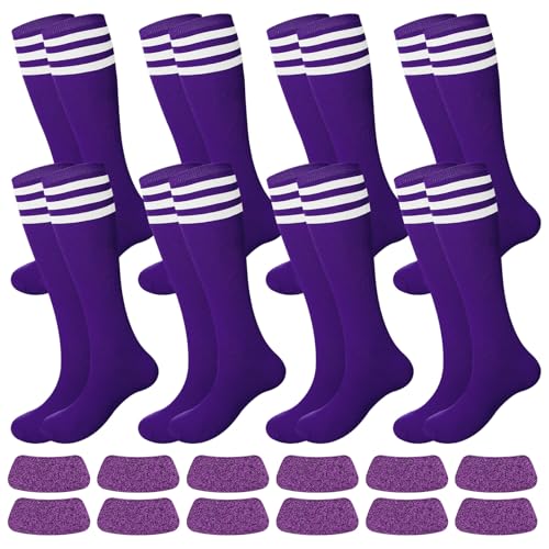 Image of Panitay 2 /12 /16 /24 Pairs Softball Soccer Socks Glitter Eye Black Stickers Team Spirit Accessories for Youth Women Sport Wear
