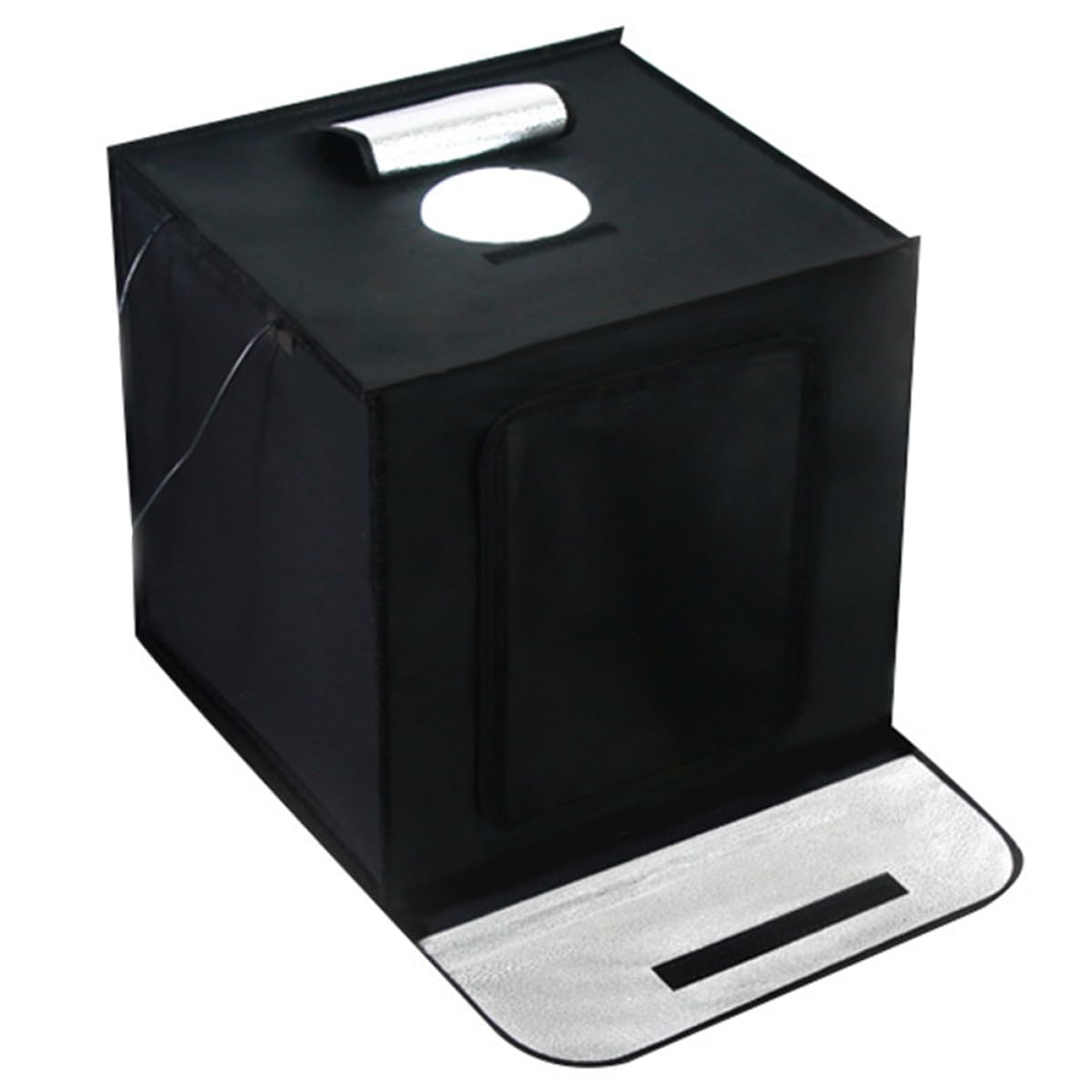 FELTECHELECTR 1pc Box Studio Kits Mini Folding Photo Tent Lighting Cube Tent Lightbox Teepee Portable Shooting Tent Photo Shooting Tent Kit Tents Tarpaulin Black