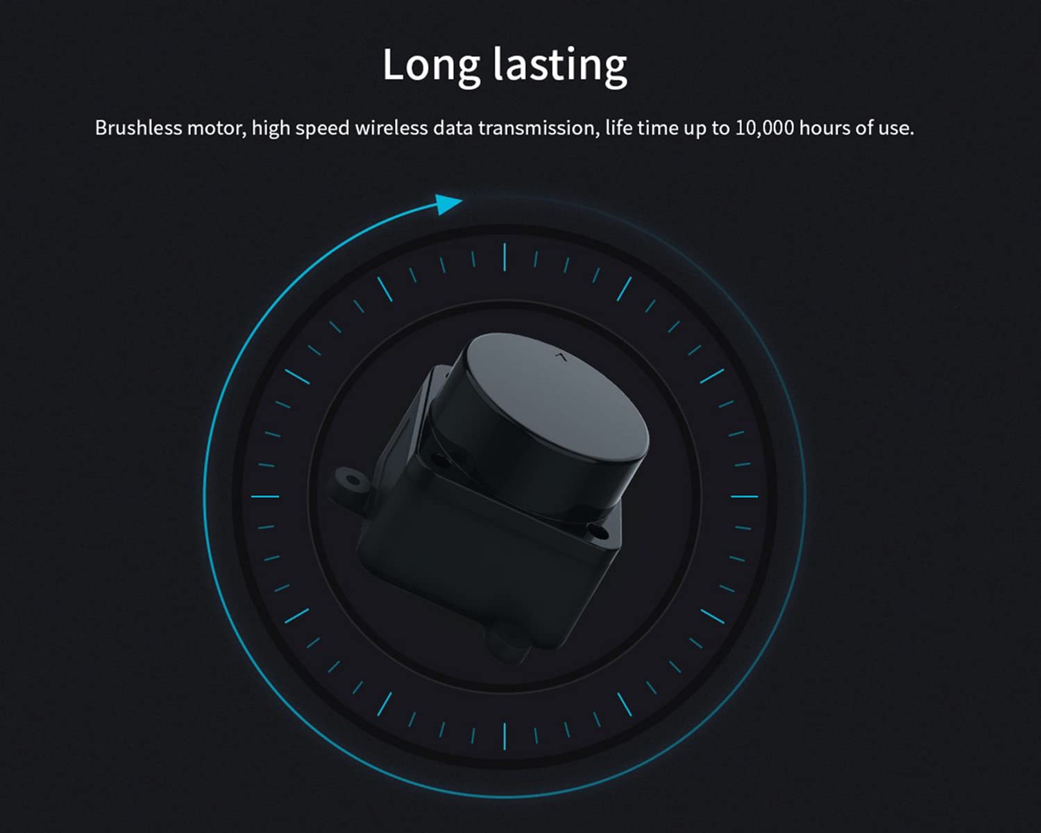 InnoMaker DTOF LiDAR Time-of-Flight Lidar STL-19P, Scansione laser omnidirezionale a 360 gradi, Antiriflesso 60000 Lux, Frequenza di misurazione 5000 Hz, Portata di 12 m, Supporto ROS/ROS2