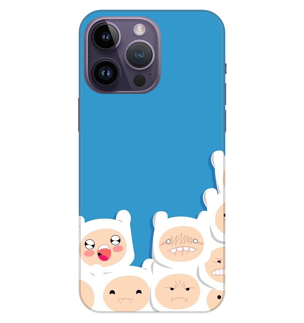 JugaaduStore Designer Printed Slim Fit Hard Case Back Cover for Apple iPhone 14 Pro Max | Cute Cuddly Bears (Polycarbonate)