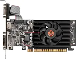 Placa de Vídeo | TGT | GeForce GT 610 | 2GB GDDR3, 64-bit, DVI/HDMI/VGA | Preto | TGT-GT610-2GB