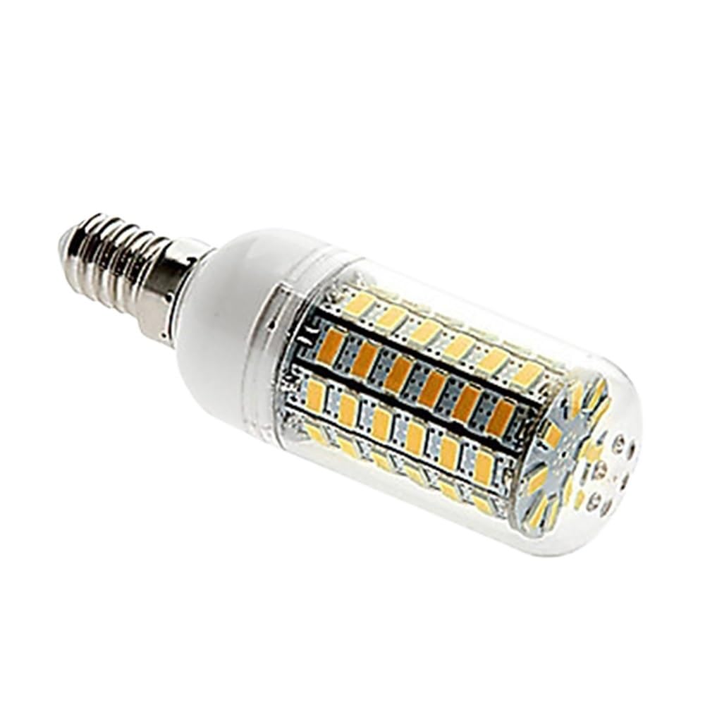 NXCVBNKZJ KJXP Lighting, Pack of 6, LED Corn Lights AC220V 7W E27/G9/E14 69-SMD5730 650LM Led Light 360 Degrees Lighting Lamps(E14,Cold White)