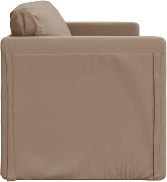 Convertible Sofa Bed for 2 Stylish 2-in-1 Couch for Living Room & Bedroom Compact Armchair for Small Apartments & Offices - Capno 112x174x55 cm