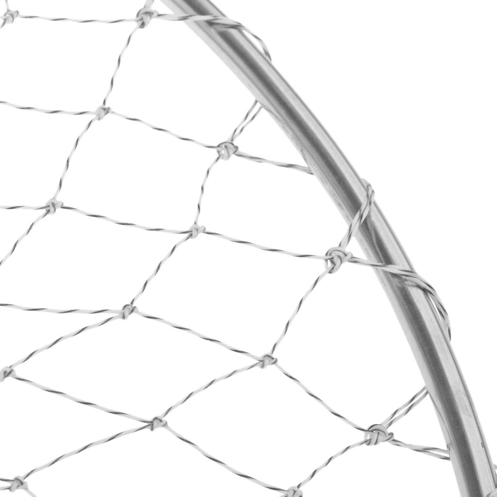 Brail podbierak wędkarski głowa ze stali nierdzewnej pierścień sprzęt wędkarski śr._50 cm