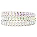 BTF-LIGHTING WS2812B RGB 5050SMD Individual Addressable 3.3FT 144(2X72) Pixels/m Flexible White PCB Full Color LED Pixel Strip Dream Color IP30 Non-Waterproof for Bedroom,DIY Project Only DC5V