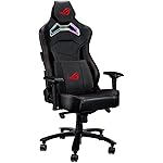 ASUS ROG SL300C ROG Chariot RGB Gaming Chair Memory Foam Lumbar Support, 4D Adjustable Armrest, Reclining Backrest, Breathable Leatherette Material, Durable PU Casters, Integrated Aura RGB Lighting - Image 3