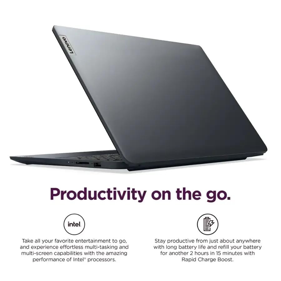 Image of Lenovo - IdeaPad 1i 15.6 inch FHD Touch Laptop - Intel Core i5-1334U -16GB Memory with 1TB SSD - Win11Pro Office Lifetime License - WiFi6 Webcam Bluetooth - Abyss Blue - with 2TB USB Drive, W /GaLiMu