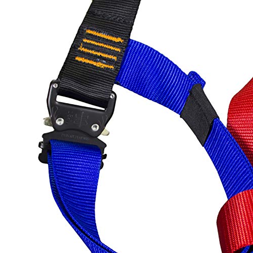 Concerto Rock Climbing Harness - Fusion Climb® - (5,000 LBS Rated) Professional Half Body Harness for Mountaineering, Tree Climbing, Ziplining, Rock Climbing, Rappelling- Heavy Duty Half Body Harness