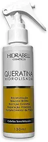 Queratina Líquida Hidrolisada 130ml Reconstrução Capilar Brilho Força Proteção Térmica