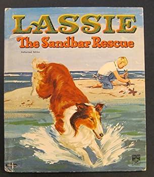 Hardcover Lassie the Sandbar Rescue Book