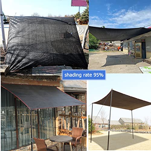 Malla impermeable de sombreado con 95% protección UV lona duradera 10x15m para balcón 3