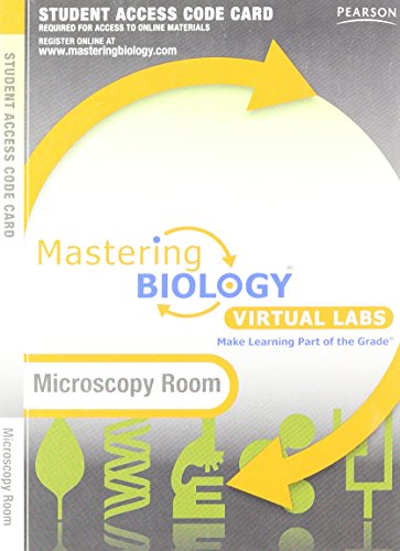Mastering Biology without Pearson eText for -- Virtual Lab Microscopy Room -- Standalone Access Card