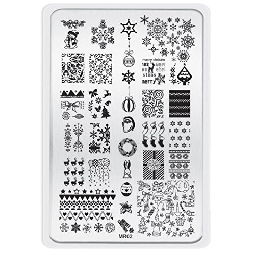 Creazy® Nail Art Image Stamping Plates Manicure Stamp Template DIY Template Tool (53)