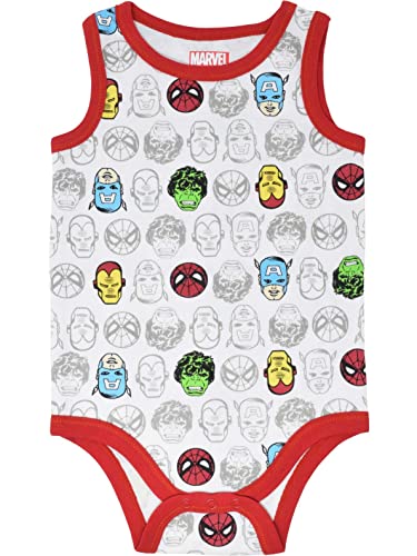 Marvel Avengers Captain America Iron Man Hulk Baby 5 Pack Bodysuits4