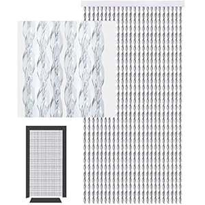 Defacto Deurgordijn, transparant, draadgordijn, balkondeur, deurgordijn, gordijn, pvc-kristal, 100% Made in Italy…