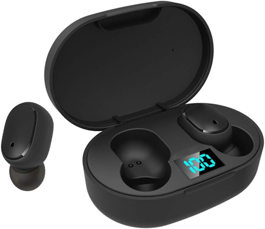 New Cross-Border E6s Smart Digital Display Bluetooth Headset Wireless  Sports Mini Headset Stereo in-Ear