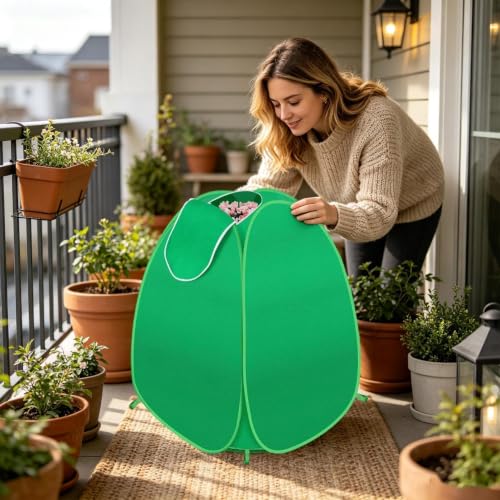 Bolsa protectora de plantas reutilizable para evitar la congelación de raíces 3