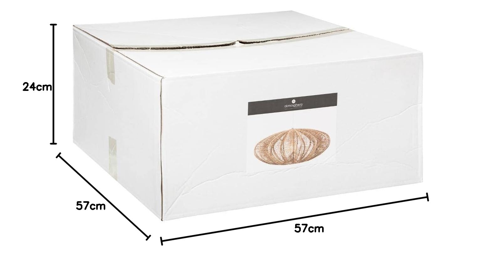Atmosphera - Suspension "Tery" D57 cm, Beige