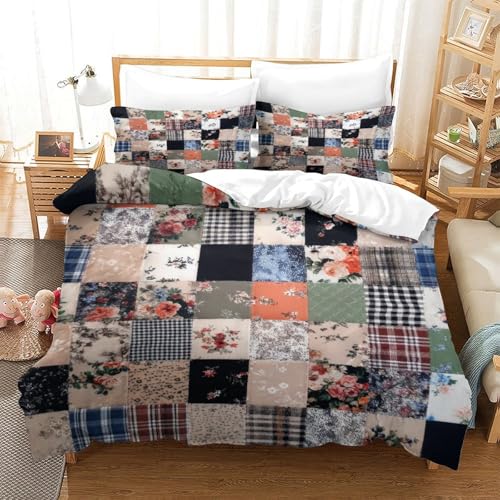 Housse de couette gothique 200x200cm en microfibre PurpleSkullArt - 3
