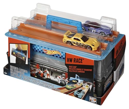 Hot Wheels Mallette De Course CFC81 - Valisette de rangement rigide avec poignée