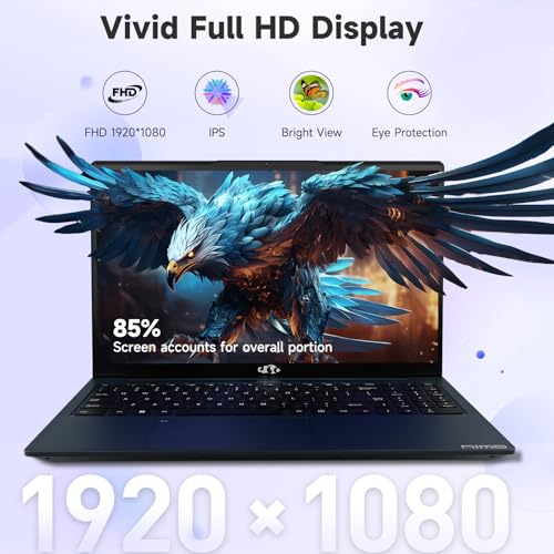 Image of NIMO 17.3 inch FHD IPS Laptop, Intel Core i3-1215U (Beats i5-1135G7 Class), 16GB RAM, 256GB SSD, Windows 11 Home, Wi-Fi 6, Backlit Keyboard, Fingerprint, USB-C 65W Fast Charge, Bluetooth 5.2, 180 View