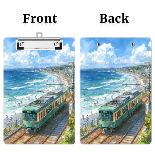 Image of Small Plastic Clipboard 6 x 9 in, Standard A5 Size Fashion Clip Board