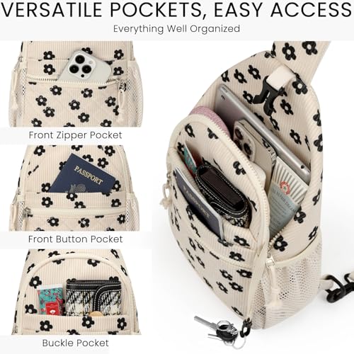 Image of Vankor Small Crossbody Purses Bags for Women Men Travel, Chest Sling Bag Women Casual Cross Body Bag for Woman Sling Backpack