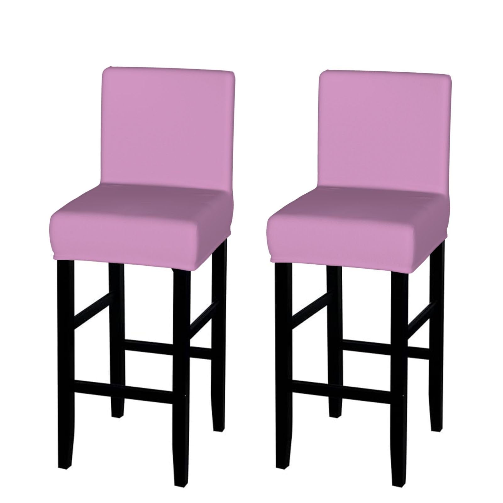 SXZVVBN Lilac Stretch Bar Stool Covers Dining Seat
