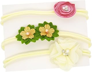 ibasenice 6 Pçs Faixas De Cabeça De Bebê Faixas De Flores De Bebê Laços De Cabelo Infantis Faixa De Cabelo De Flor De Bebê Faixa De Cabelo De Flor De Bebê Faixa De Cabeça Infantil Flores