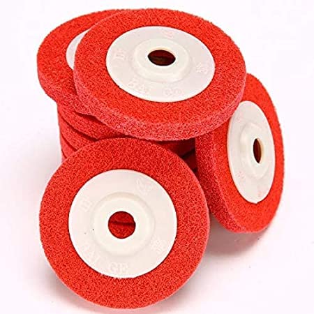 Calibre - Fiber Polishing Pad Non Woven 7P (abrasive, paint & rust remover sanding wheel accessories for angle grinder)(100x15x16mm). (Qty - 2). (B09TFV52NG) Amazon Price History, Amazon Price Tracker