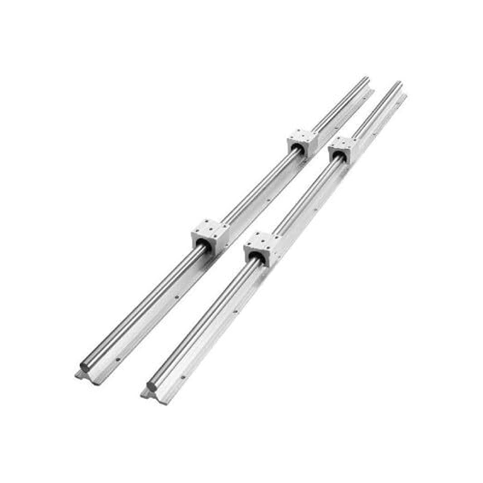 Zestaw prowadnic liniowych 2 szt. 800/1000/1500mm szyny SBR12/16 i 4 bloki ślizgowe SBR12/16UU do maszyn CNC(12mm-1000mm)