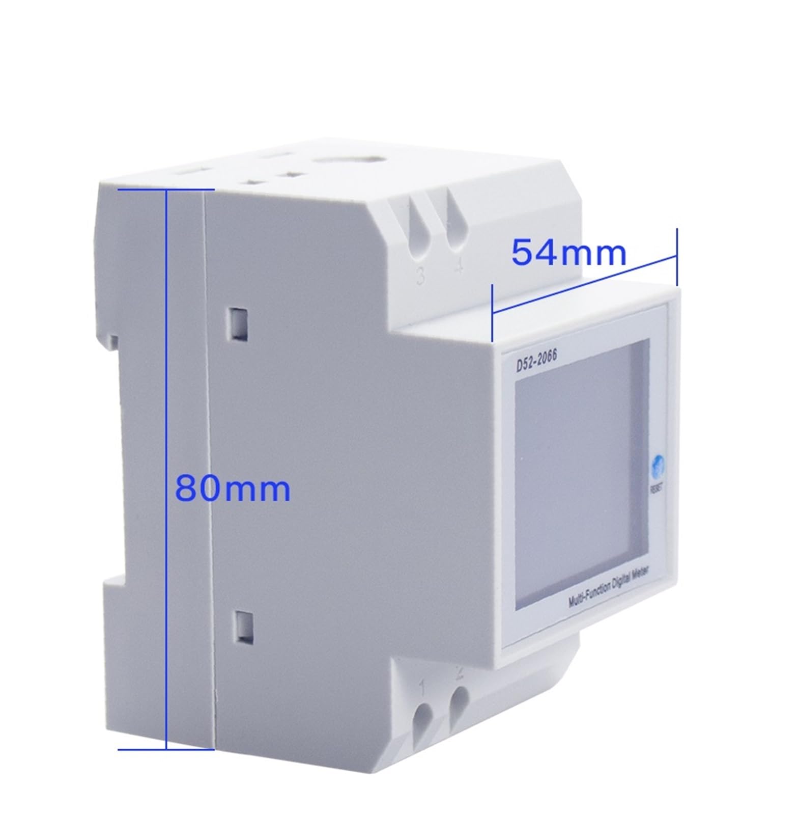 1 misuratore di energia monofase AC 40-300 V 100 A (40-300 V CT esterno)