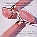 WITTY Rose Quartz Roller for Face, Gua Sha Stone Set in Hand-Drawn Giftbox - Jade Face Roller, Face Massager Roller, Face Scraper Tool - Guasha Tool for Face Roller Skin Care, Eyes, Neck - Extra Pouch