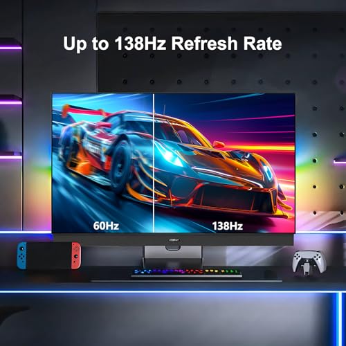INNOCN 48" OLED Gaming Monitor 4K 138Hz UHD HDMI 2.1 USB Type C Computer Monitor FreeSync Premium Pro, 100% sRGB, 10Bits, HDR 10, Built-in Stereo Speakers, VESA Mountable, Black - Image 5