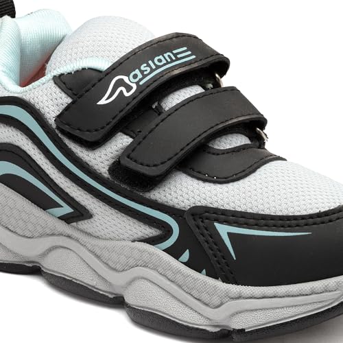 Image of ASIAN Kids UNITY-03 Stylish Sports mid Top Running and Walking Shoes with Velcro for Boys with Upper mesh for Extra Comfort