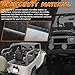 Kistrba Bimini Soft Top Compatible with 1964-1984 Toyota Land Cruiser FJ40 Series, Heavy Duty Leather & Denim Fabric, No Windshield Channel