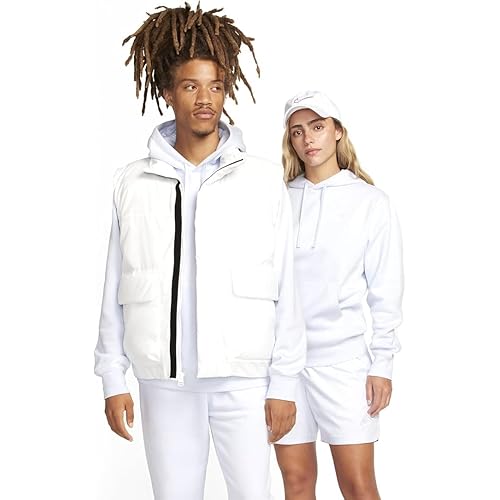 Nike Mens Sportswear Club Fleece Pullover Hoodie (US, Alpha, Large, Regular, Regular, Football Grey/Football Grey/White)