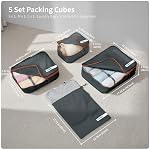 Cipway Packing Cube for Travel Suitcase 5 Set Grey - Image 3