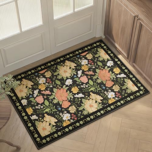 Tapete Decorativo Boho 2x3 Pies Lavable Antideslizante miniatura 1