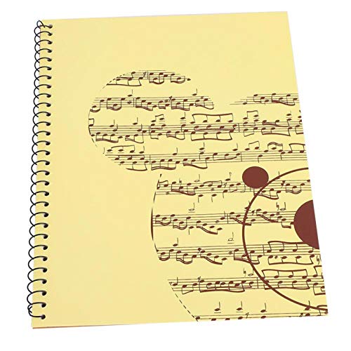 Draagbare Handige Stave Notebook voor Song Writers voor Amateurs (Gele beer patroon) - Image 5