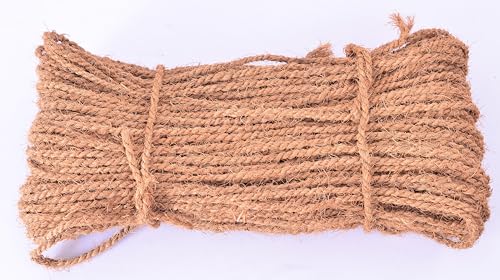 Hop Twine for Growing HOP and Other vineries Made from Coconut Fiber Hop Twine for Growing Hops & Vines – 100% Coconut Fiber, 20.5 ft Pre-Cut, 100 Strings per Bundle by Happy House n Garden - Used condition - Image 2