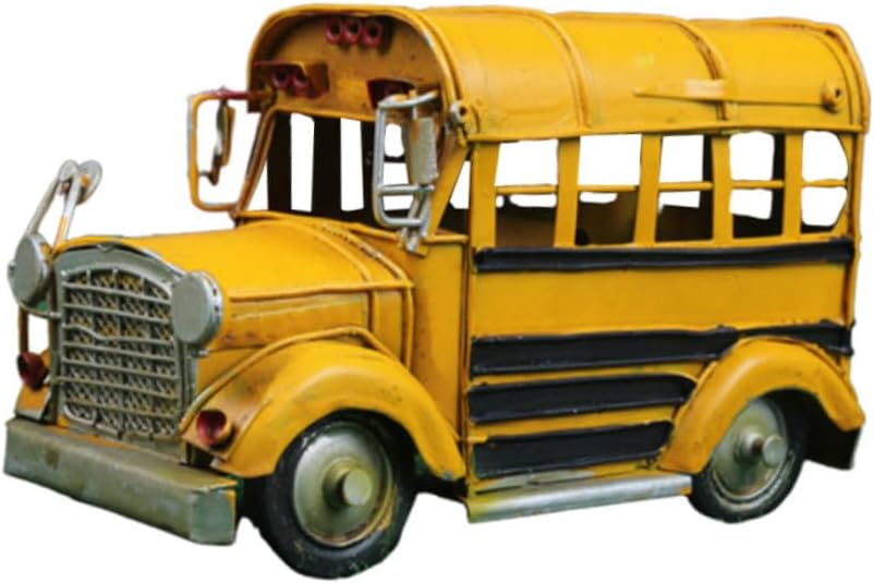 Vintage Iron Car Model Antique Classic Vehicle Decor for Home Office Detailed Craftsmanship Unique Retro Design Small Artware Ornaments Great Gift