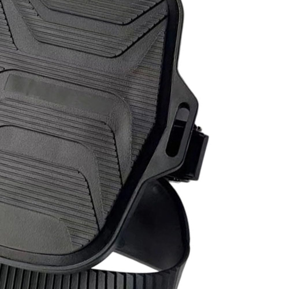 Pedali per cyclette W/cinghia regolabile 14 mm filo fitness bici pedale casa palestra
