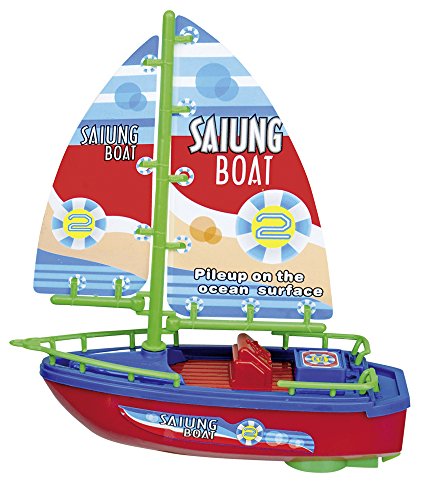 Preisvergleich Produktbild Happy People 72508 Segelboot, rot, blau, grün
