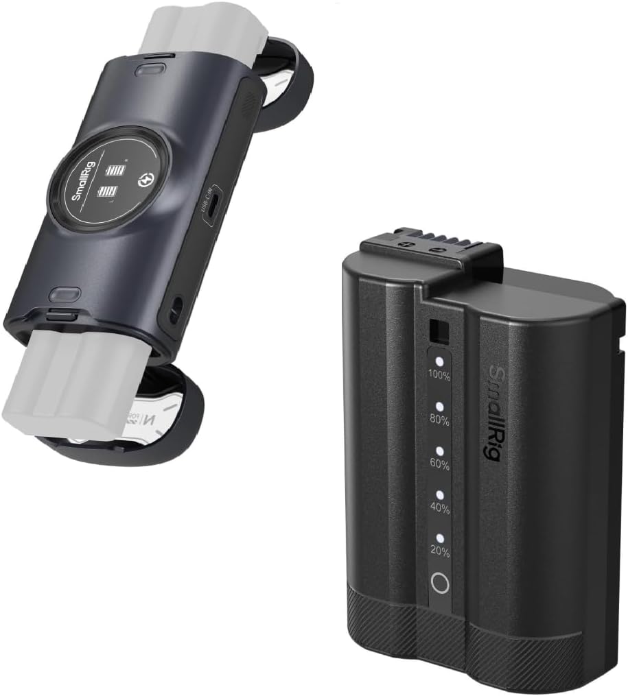 SMALLRIG EN-EL15c Battery Charger and Camera Batteryfor Nikon